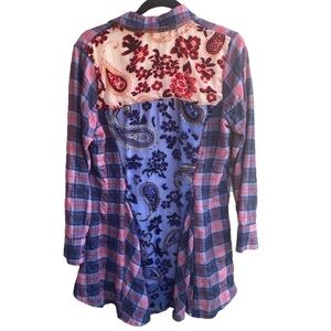 Soft Surroundings Kensington Plaid
Velvet Tunic